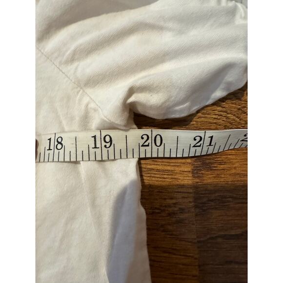 A.L.C. Women's Cotton Puff Sleeve T-Shirt - White - Size XL (Runs Small) - Picture 6 of 7